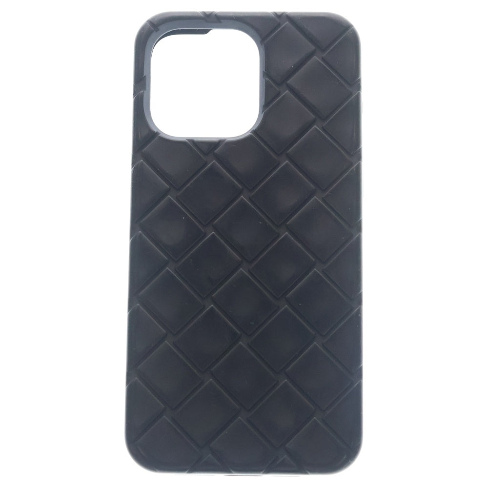 BOTTEGA VENETA(ボッテガヴェネタ) iPhone 16 Pro MAX Case イントレチャート ラバーシリコン アイフォン16プロマックス スマートフォンケース ブラック 828072V0EY01000