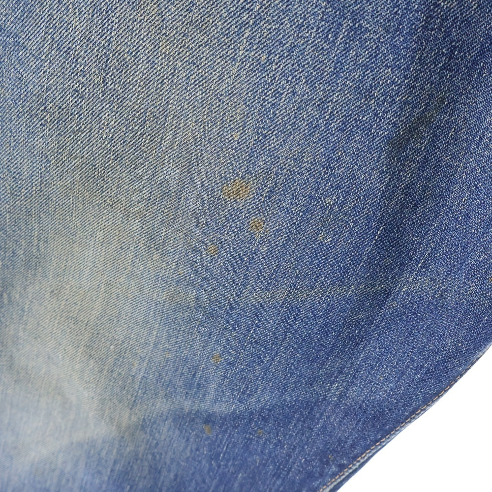 Levi's(リーバイス) 50-60S VINTAGE 501XX 紙パッチギャラ入り リベット裏銅 オフセットベルトループ 隠しリベット 均等V ボタン裏無刻印 ストレートデニムパンツ インディゴ