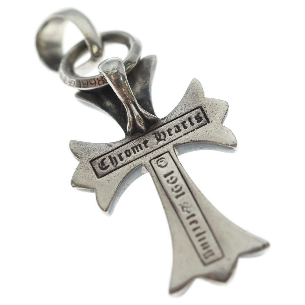 CHROME HEARTS(クロムハーツ) CH CRS SML W/BALE Wベイル スモールCHクロス ペンダントトップ シルバー BCA218