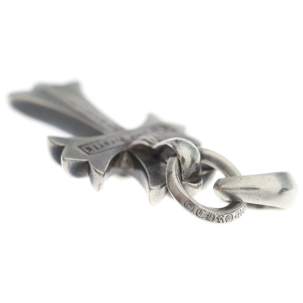 CHROME HEARTS(クロムハーツ) CH CRS SML W/BALE Wベイル スモールCHクロス ペンダントトップ シルバー BCA218