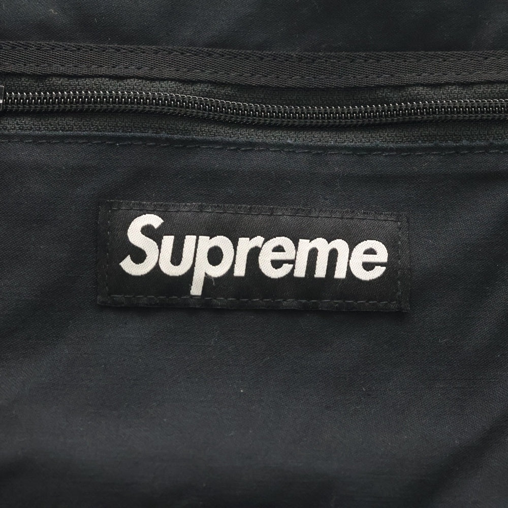 SUPREME(シュプリーム) 23SS Field Duffle Bag フロントロゴ フィールドダッフルバッグ ブラック