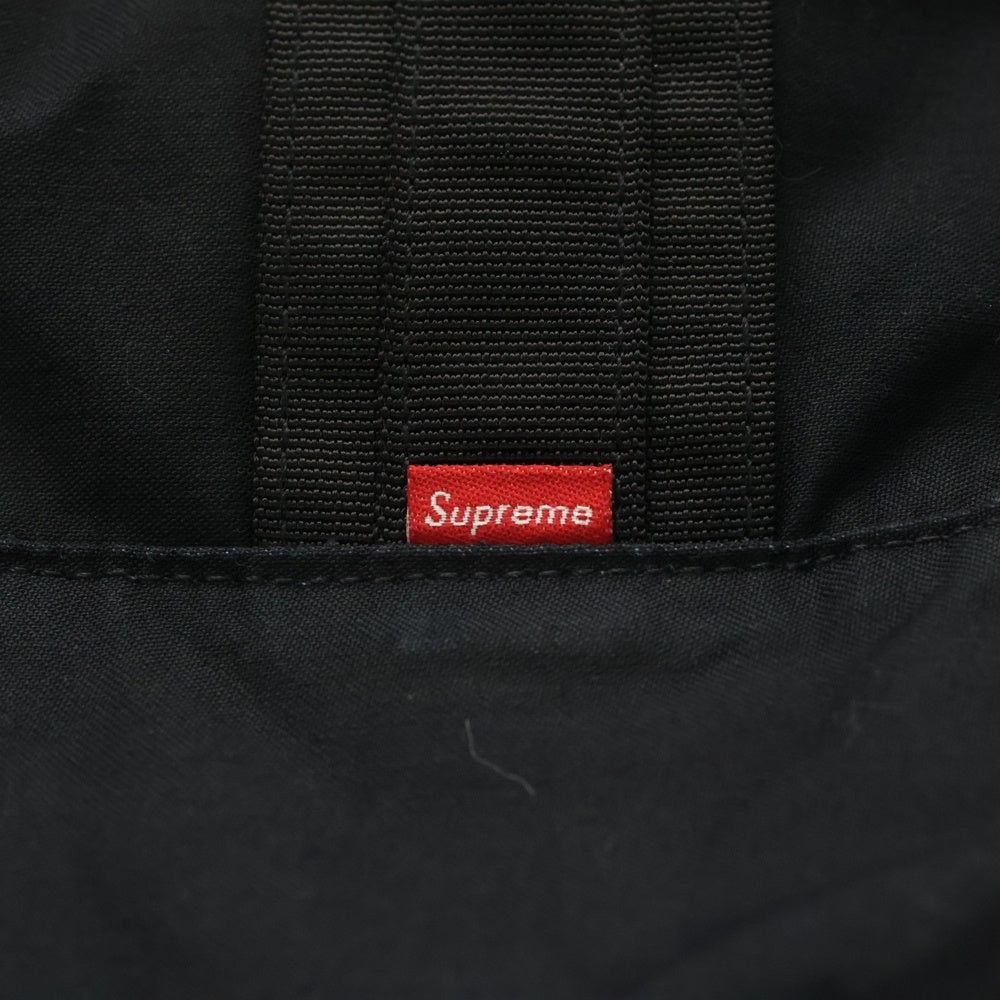 SUPREME(シュプリーム) 23SS Field Duffle Bag フロントロゴ フィールドダッフルバッグ ブラック