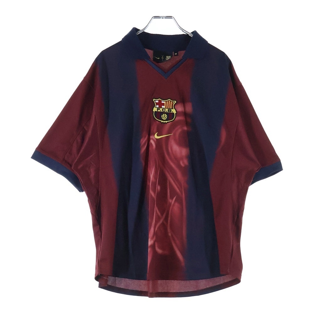 Cactus Jack(カクタスジャック) ×NIKE ×FC BARCELONA GAME JERSEY ナイキ バルセロナ 半袖ゲームジャージシャツ ネイビー/バーガンディ