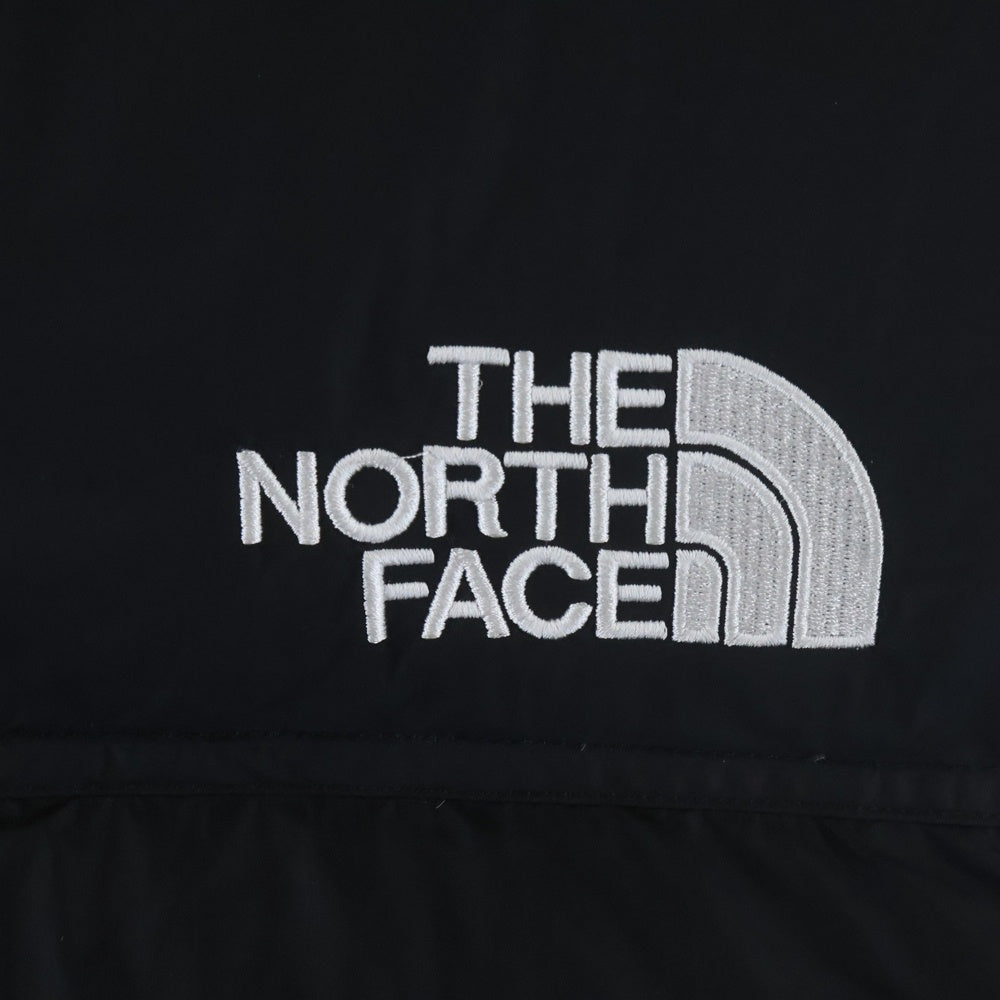 THE NORTH FACE(ザノースフェイス) 1996 RETRO NUPSE DOWN VEST ロゴ刺繍 ジップアップダウンベスト ブラック NF0A3JQQ