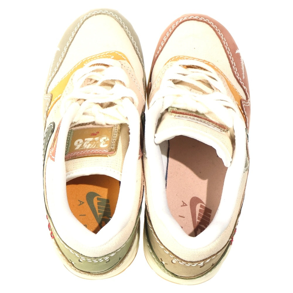 NIKE(ナイキ) WMNS Air Max 1 PRM ウィメンズ エアマックス 1 プレミアム ローカットスニーカー マルチカラー US6/23cm DQ8656-133 レディース