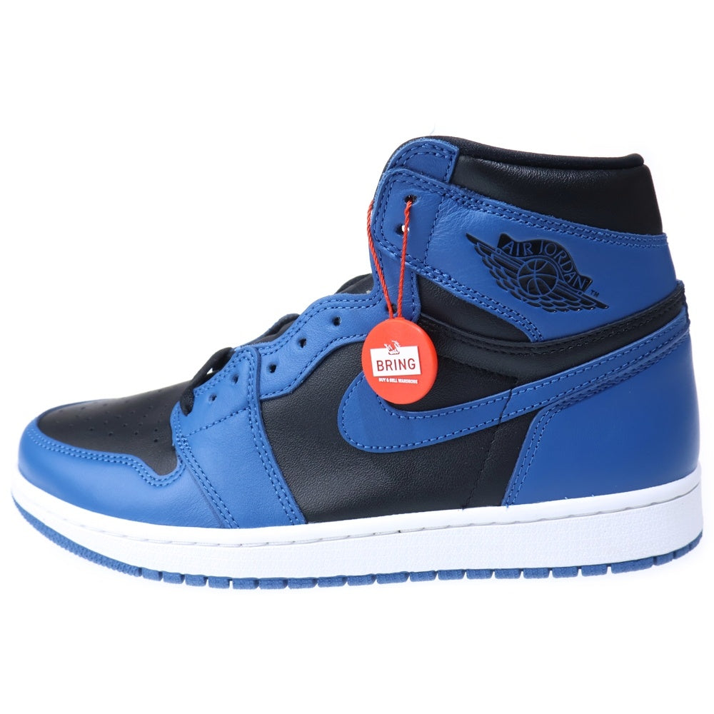 NIKE(ナイキ) Air Jordan 1 Retro High OG Dark Marina Blue エアジョーダン1 レトロ OG ダークマリーナブルー ハイカットスニーカー ブルー/ブラック US9/27cm 555088-404