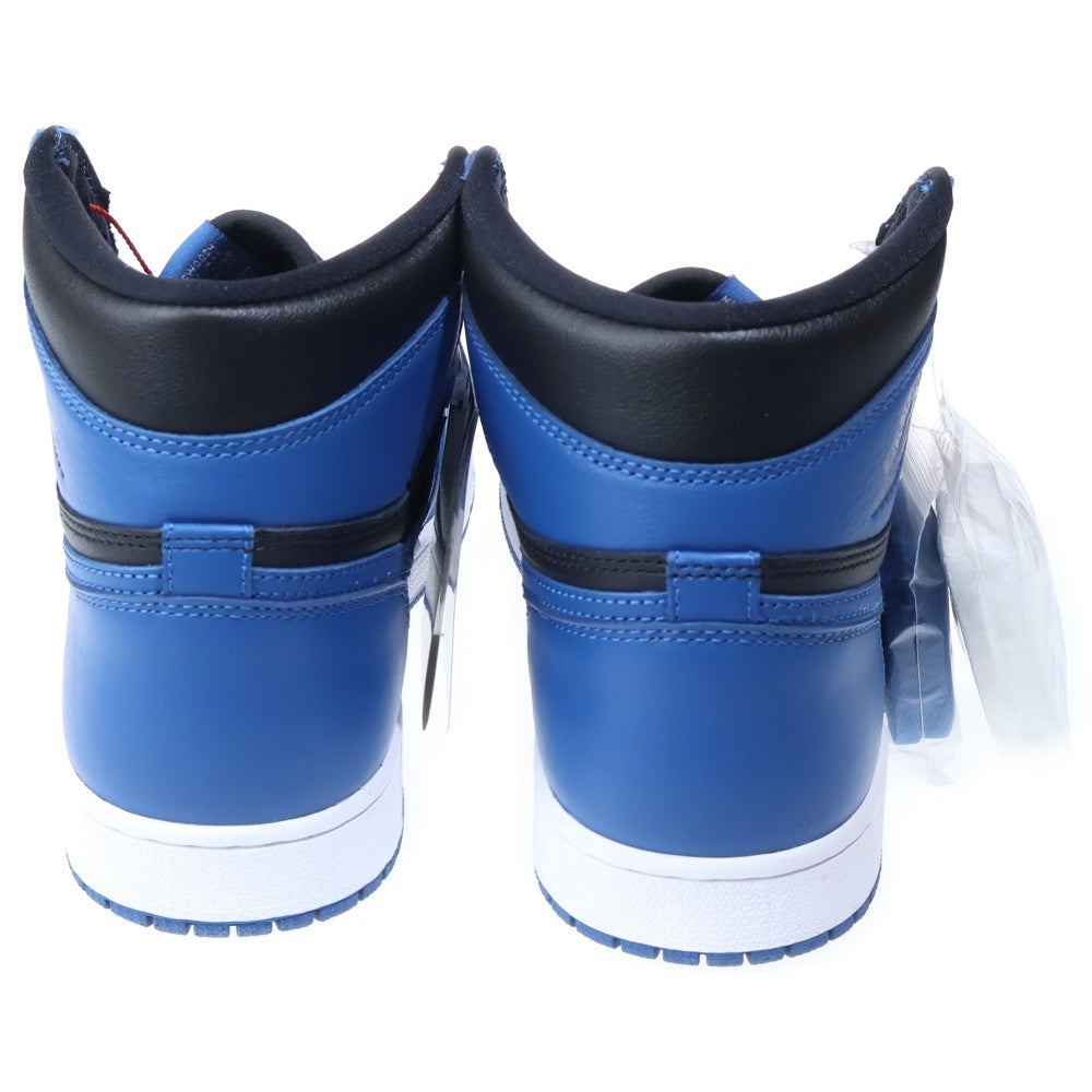 NIKE(ナイキ) Air Jordan 1 Retro High OG Dark Marina Blue エアジョーダン1 レトロ OG ダークマリーナブルー ハイカットスニーカー ブルー/ブラック US9/27cm 555088-404