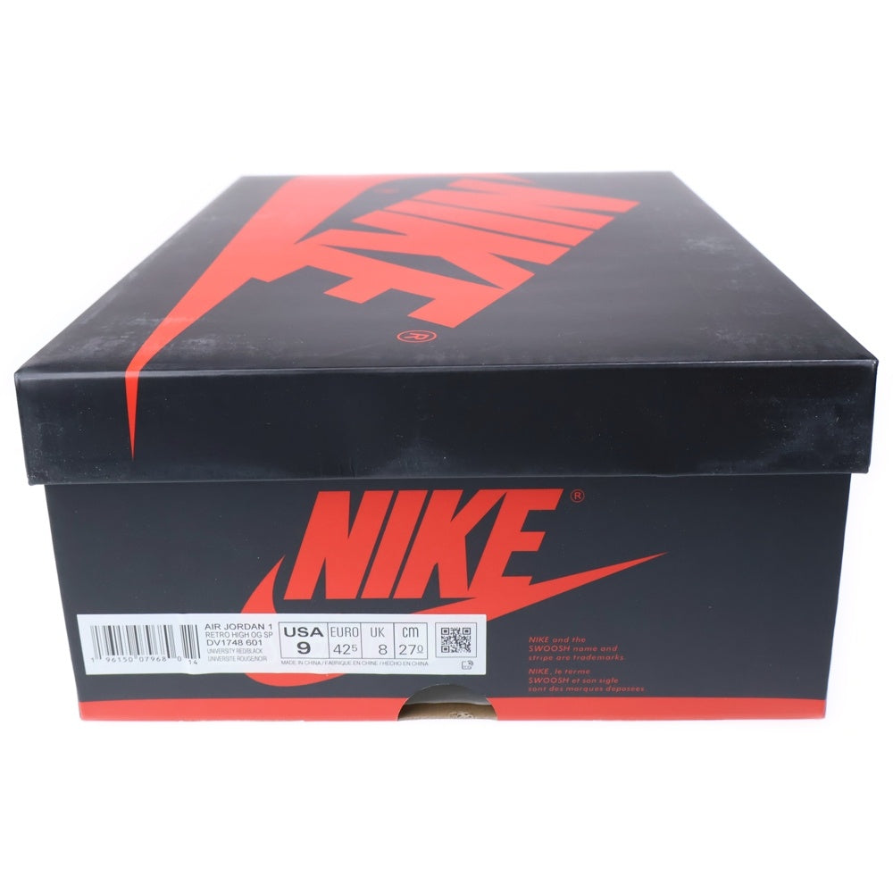 NIKE(ナイキ) Air Jordan 1 Retro High OG SP エアジョーダン1 レトロ OG SP ハイカットスニーカー レッド US9/27cm DV1748-601