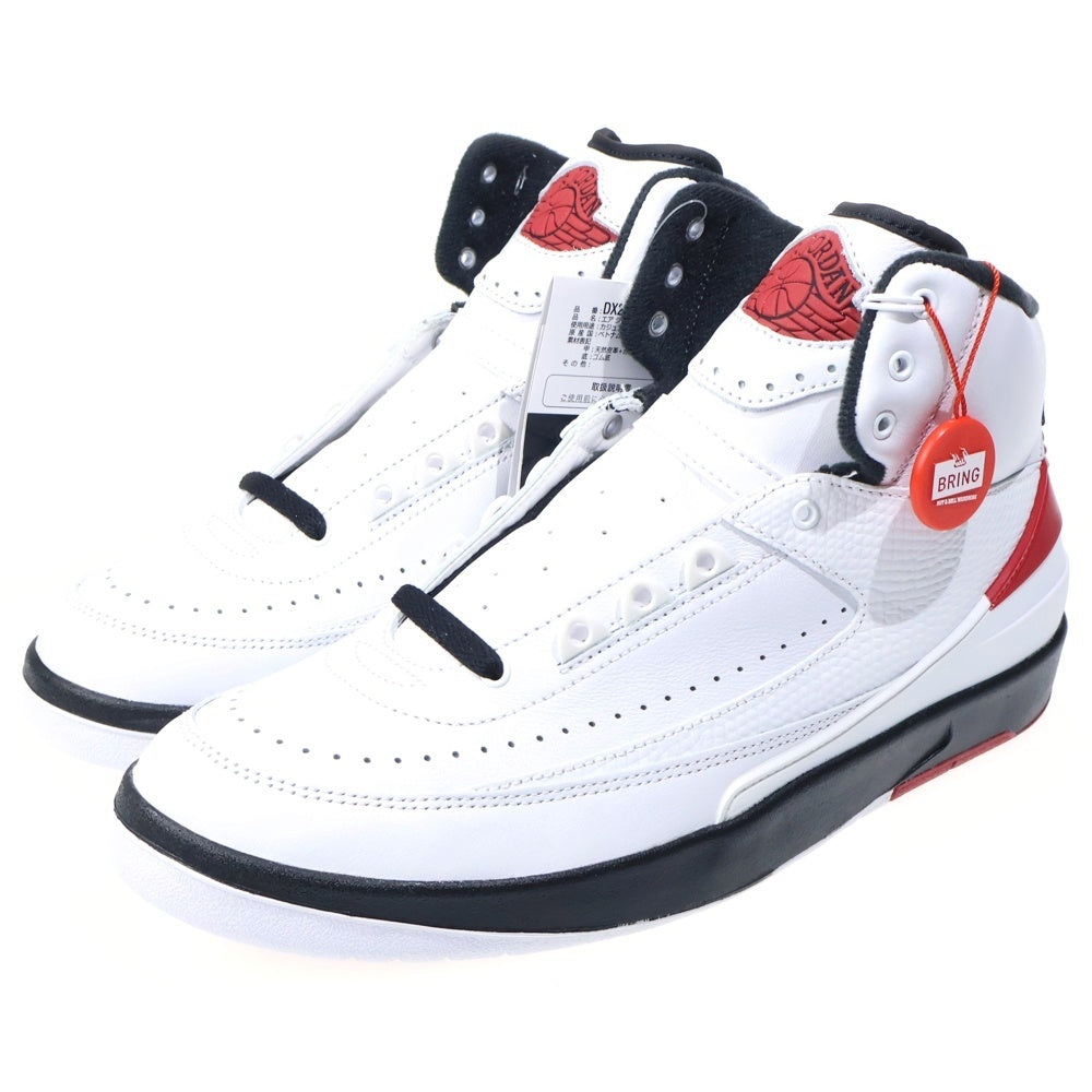 NIKE(ナイキ) Air Jordan 2 OG Chicago エアジョーダン2 OG シカゴ ハイカットスニーカー ホワイト/レッド US9/27cm DX2454-106