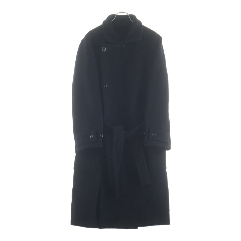 LEMAIRE(ルメール) WRAP COAT ダブルラップ ウールコート ブラック 92-08-44-08008