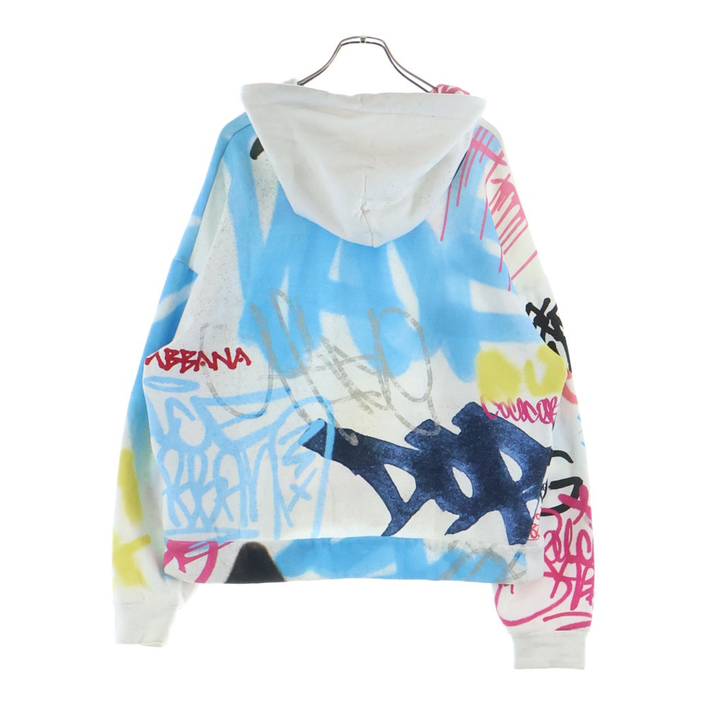 DOLCE & GABBANA(ドルチェアンドガッバーナ) 25SS GRAFFITI PRINT Hoodie グラフィティ プリント フーディー スウェットプルオーバー パーカー マルチカラー G9YV3T/HI7Y2-I