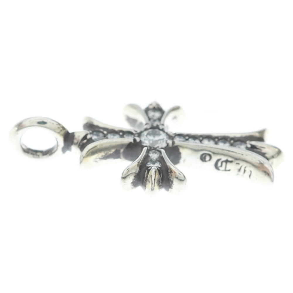 CHROME HEARTS(クロムハーツ) TNY CRSF P/DIA タイニーファットクロス PAVEダイヤ ペンダントトップ シルバー BCA323