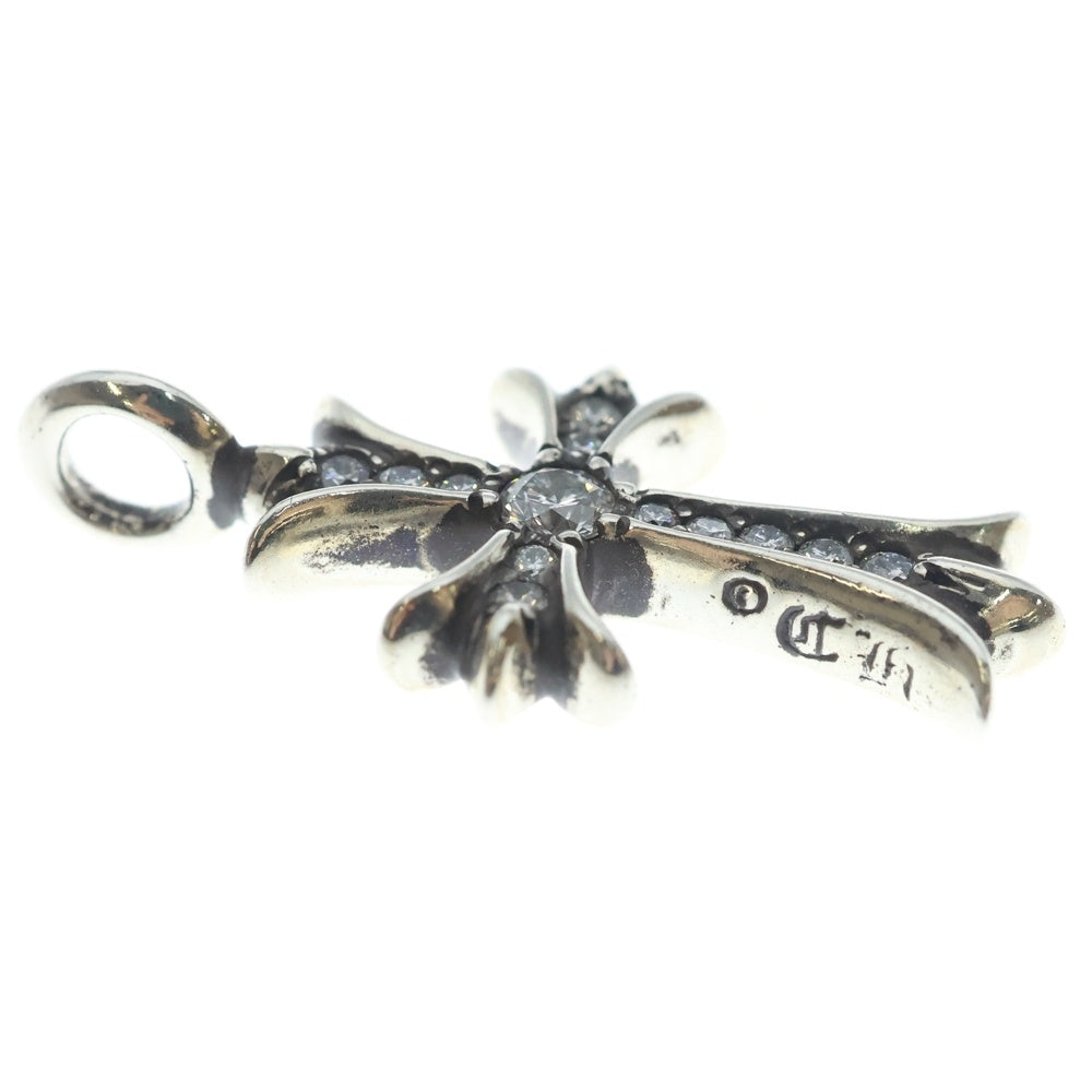 CHROME HEARTS(クロムハーツ) TNY CRSF P/DIA タイニーファットクロス PAVEダイヤ ペンダントトップ シルバー BCA323