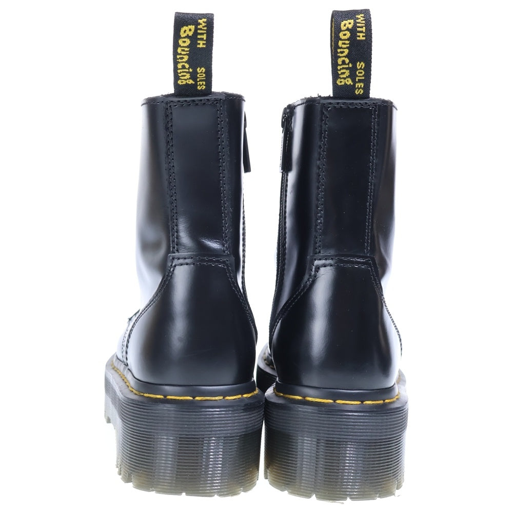 Dr.Martens(ドクターマーチン) JADON 8ホール サイドジップ レザーブーツ レディース ブラック AW006
