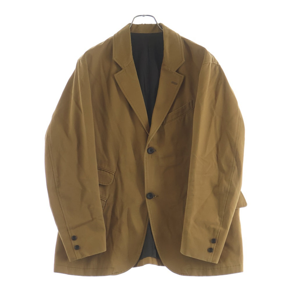 NO BRAND(ノーブランド) WORKES (ワーカーズ) COTTON JACKET フロントボタン コットンジャケット ブラウン