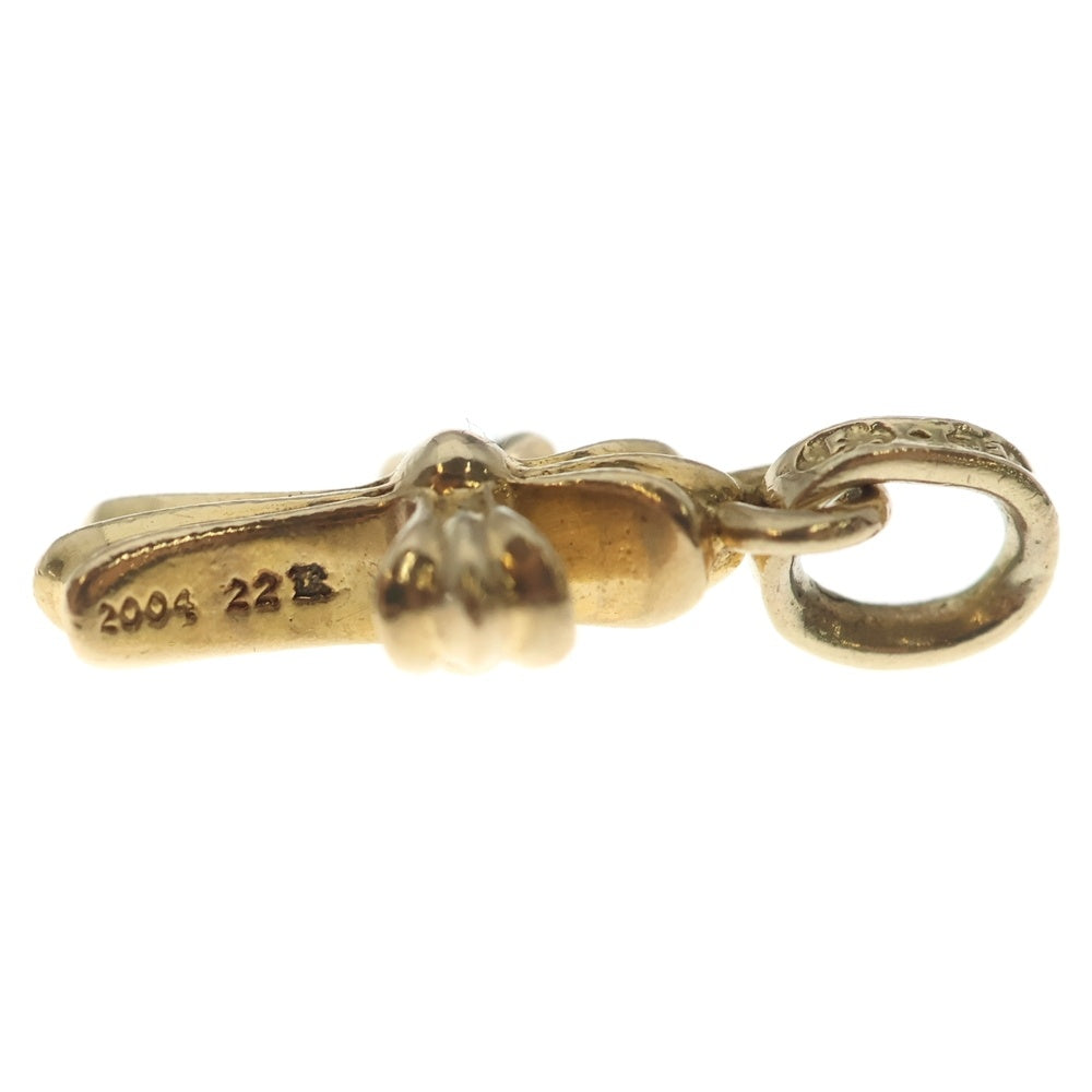CHROME HEARTS(クロムハーツ) 22K CRS BBYFAT ベイビーファットクロス ペンダントトップ ゴールドBCA037