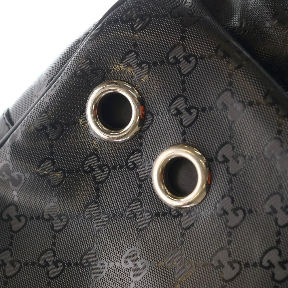 GUCCI(グッチ) GGインプリメ 総柄 バックパック リュックサック ブラック 269378