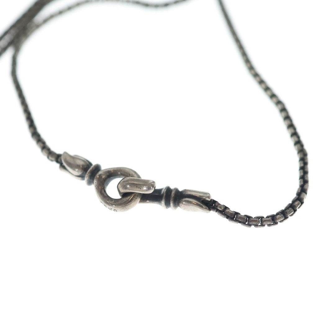LONE ONES(ロンワンズ) Tear Bell W Extra Small Hook Box Chain ティアベルw エクストラスモールフックボックスチェーン シルバー LOKPN01HVC