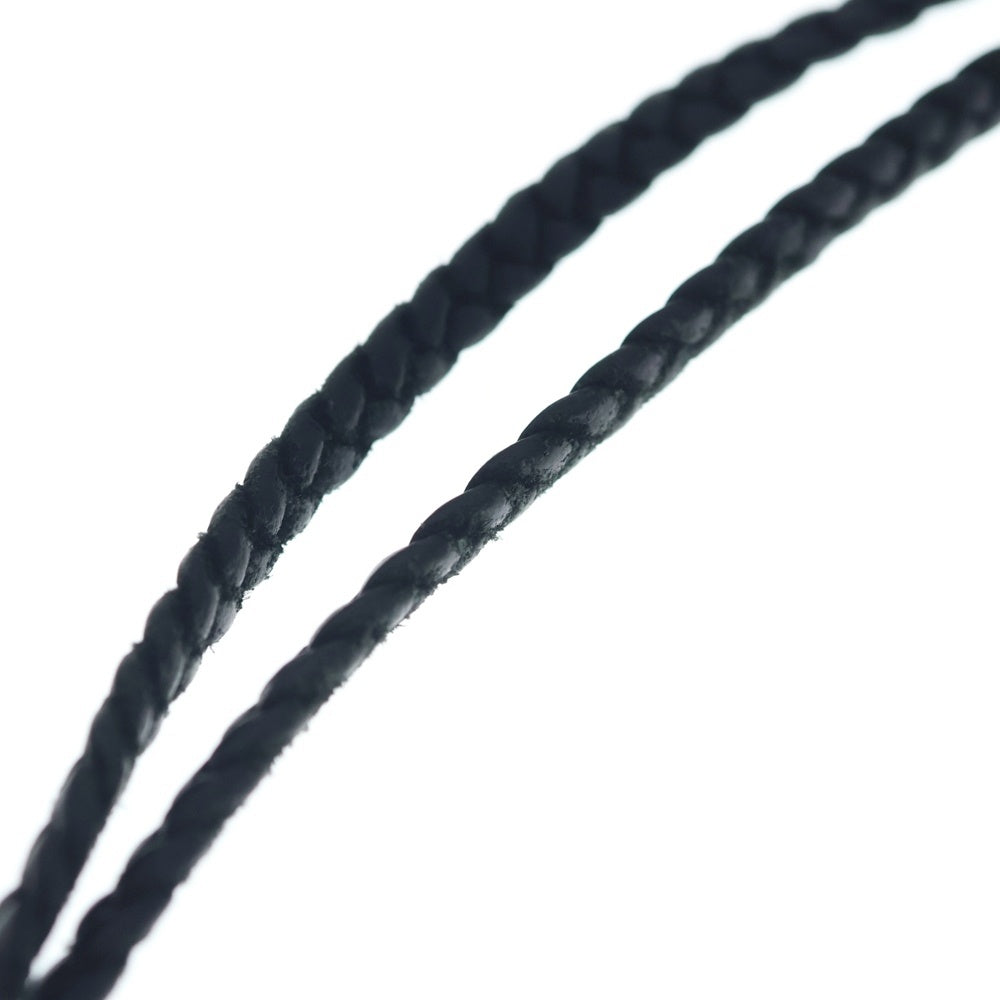 CHROME HEARTS(クロムハーツ) FILIG CROSS-XSM LB フィリグリー クロス レザーブレイド ネックレス シルバー