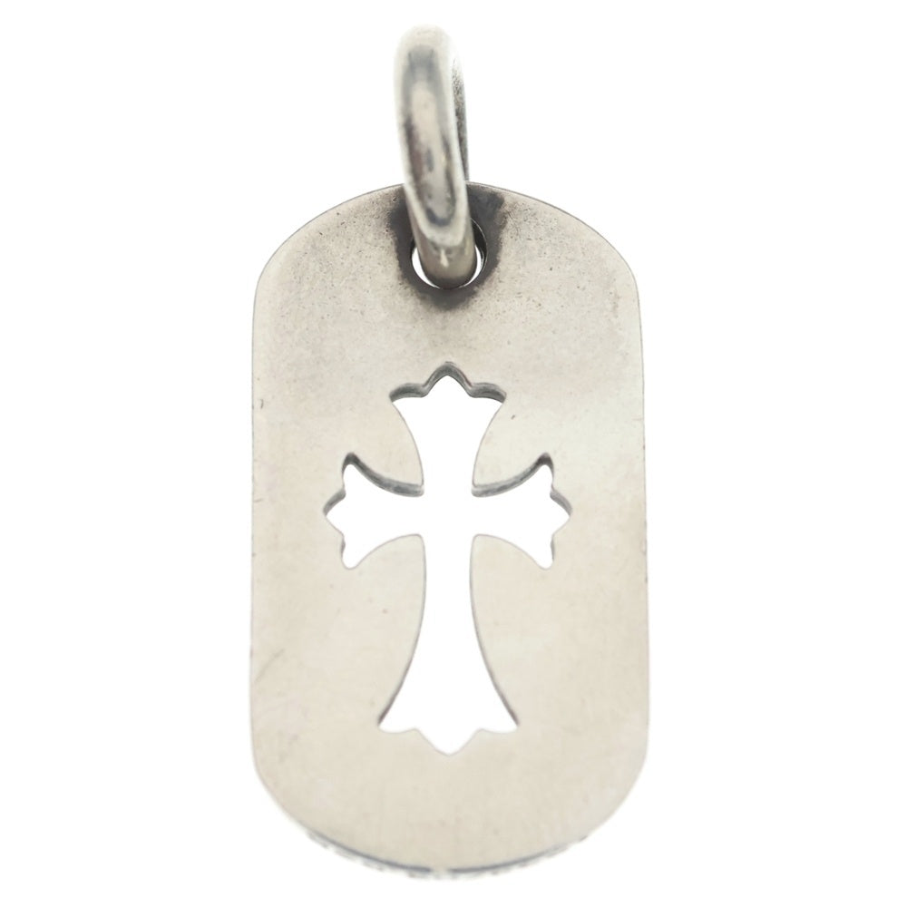 CHROME HEARTS(クロムハーツ) D TAG SML CO CRS カットアウトクロスドッグタグ スモール ペンダントトップ シルバー BCA242
