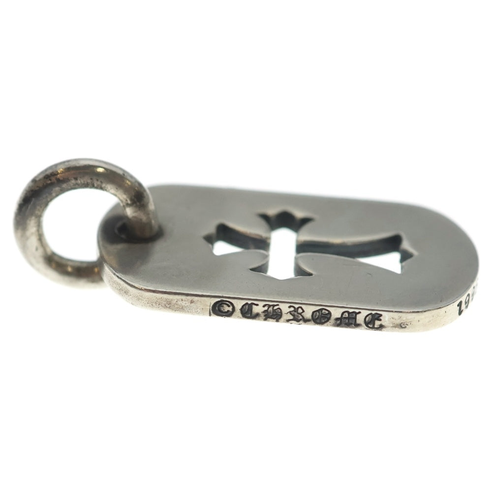 CHROME HEARTS(クロムハーツ) D TAG SML CO CRS カットアウトクロスドッグタグ スモール ペンダントトップ シルバー BCA242