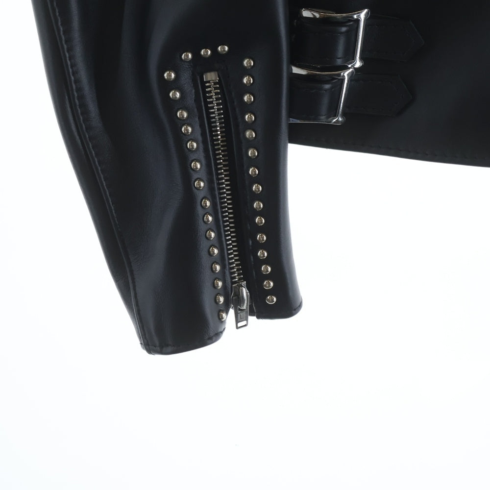 Lewis Leathers(ルイスレザー) ×Hysteric Glamour #391 LIGHTNING ヒステリックグラマー #391 ライトニング ダブルライダースレザージャケット ブラック レディース 01221LB02