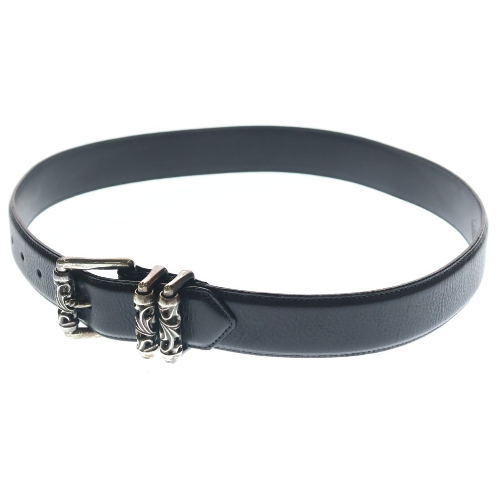 CHROME HEARTS(クロムハーツ) BLT ROLLER 3PC1.5inch 3PCローラーバックル レザーベルト シルバー BCA357