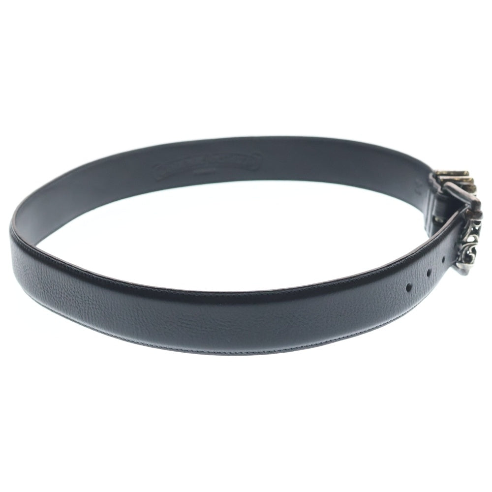 CHROME HEARTS(クロムハーツ) BLT ROLLER 3PC1.5inch 3PCローラーバックル レザーベルト シルバー BCA357
