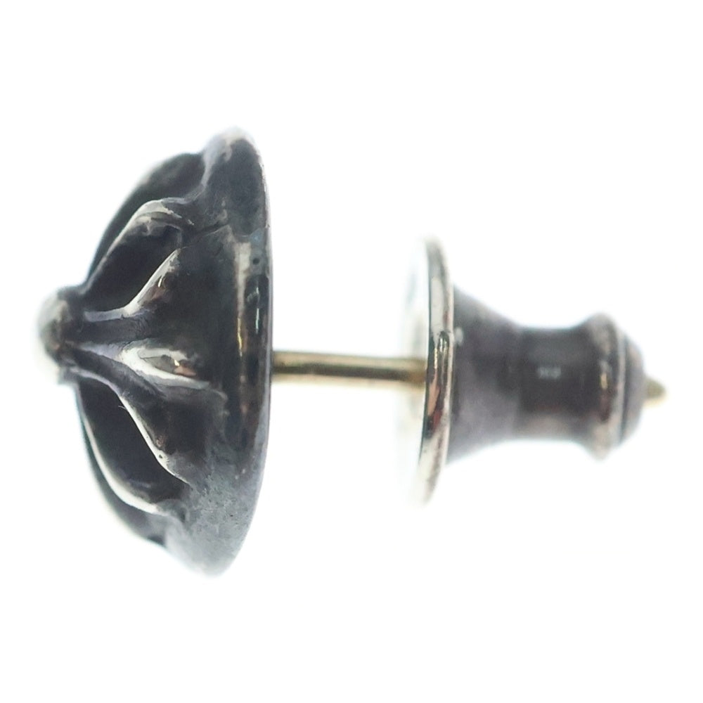CHROME HEARTS(クロムハーツ) STUD CRSBLL クロスボールスタッドピアス シルバー BCA110
