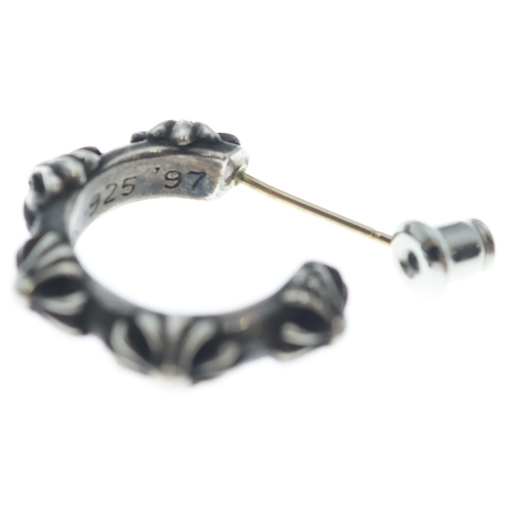 CHROME HEARTS(クロムハーツ) HOOP CROSS クロスバンド フープピアス シルバー BCA100