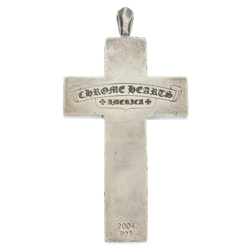 CHROME HEARTS(クロムハーツ) FRMD CRS マルチフレームドクロス ペンダント ネックレストップ シルバー