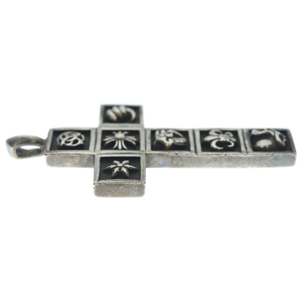 CHROME HEARTS(クロムハーツ) FRMD CRS マルチフレームドクロス ペンダント ネックレストップ シルバー