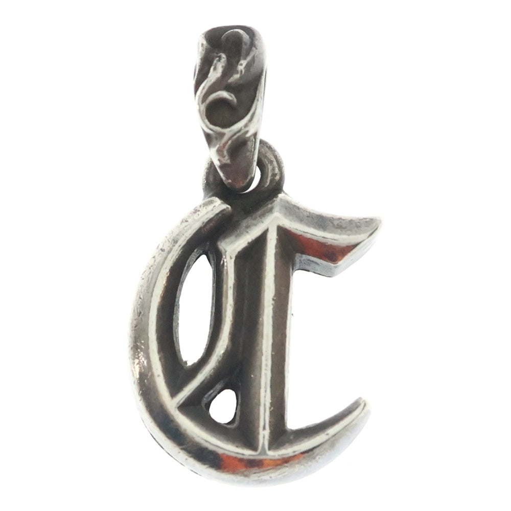 CHROME HEARTS(クロムハーツ) ALPHABET CHARM イニシャルチャーム C ネックレストップ シルバー