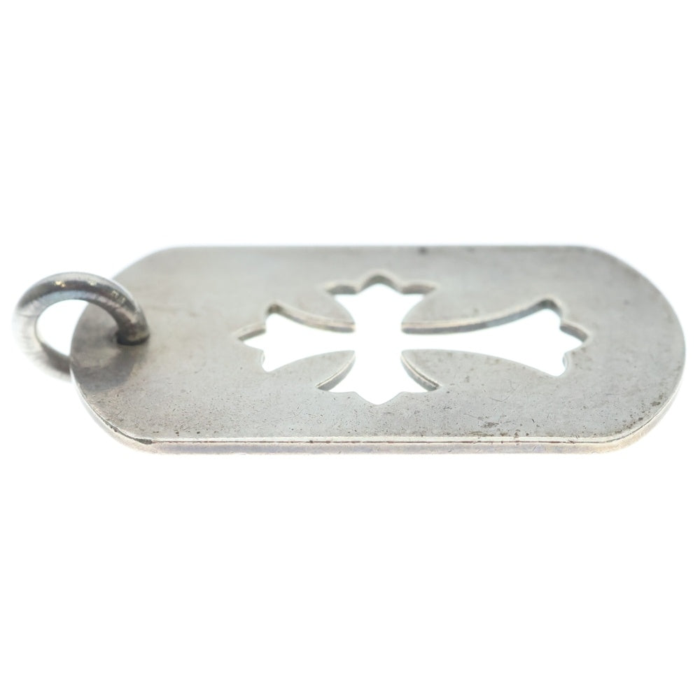 CHROME HEARTS(クロムハーツ) D TAG LRG CO CRS カットアウトクロスドッグタグ ラージ ペンダントトップ シルバー BCA239