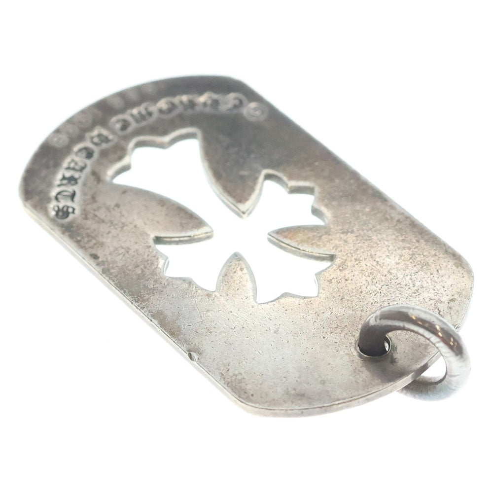 CHROME HEARTS(クロムハーツ) D TAG LRG CO CRS カットアウトクロスドッグタグ ラージ ペンダントトップ シルバー BCA239