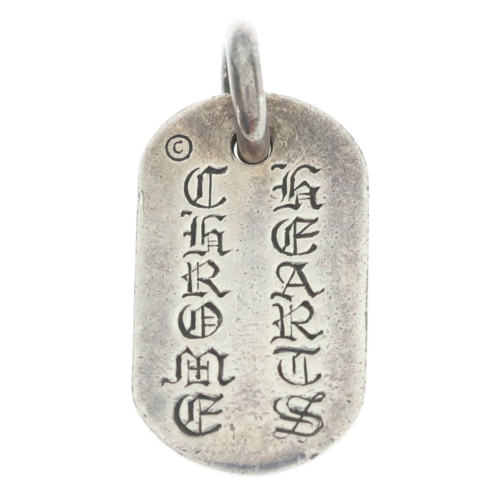 CHROME HEARTS(クロムハーツ) RAISED FRRL DOGTAG レイズドフローラルクロス ドッグタグ ペンダントトップ シルバー BCA302