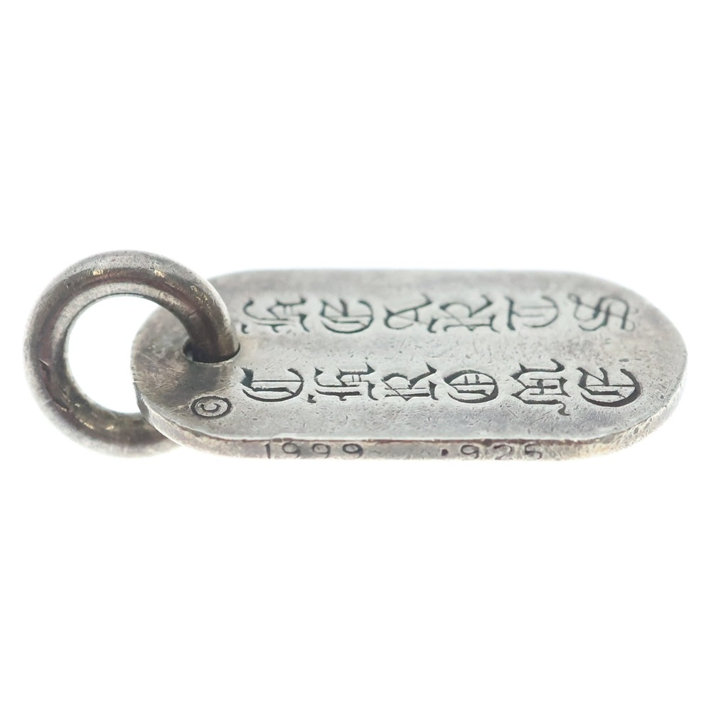 CHROME HEARTS(クロムハーツ) RAISED FRRL DOGTAG レイズドフローラルクロス ドッグタグ ペンダントトップ シルバー BCA302