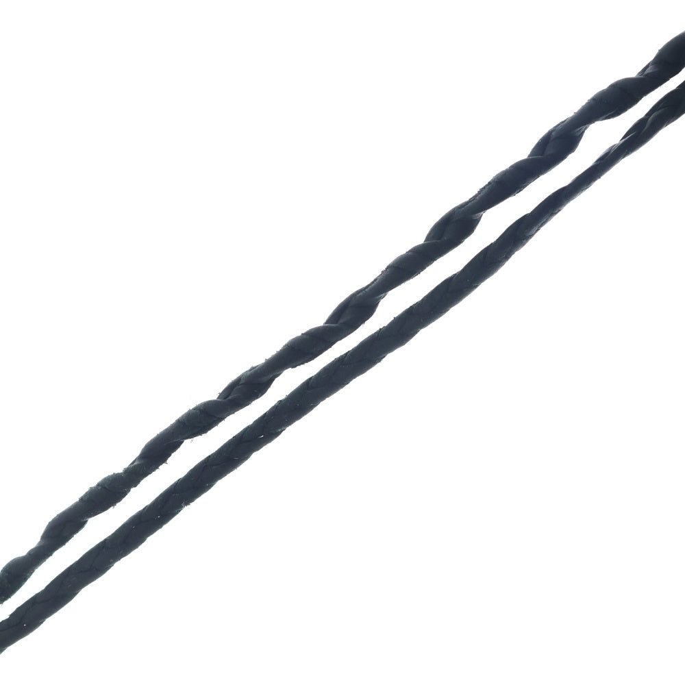 CHROME HEARTS(クロムハーツ) FILIG CROSS-XSM LB フィリグリー クロス レザーブレイド ネックレス シルバー