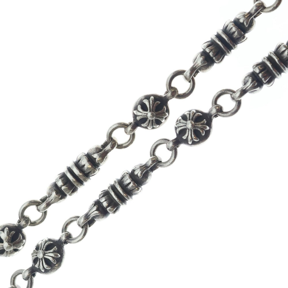 CHROME HEARTS(クロムハーツ) 1CLIP BARREL CROSSBALL 9LINK 1クリップ バレル リンク クロスボール ウォレットチェーン シルバー