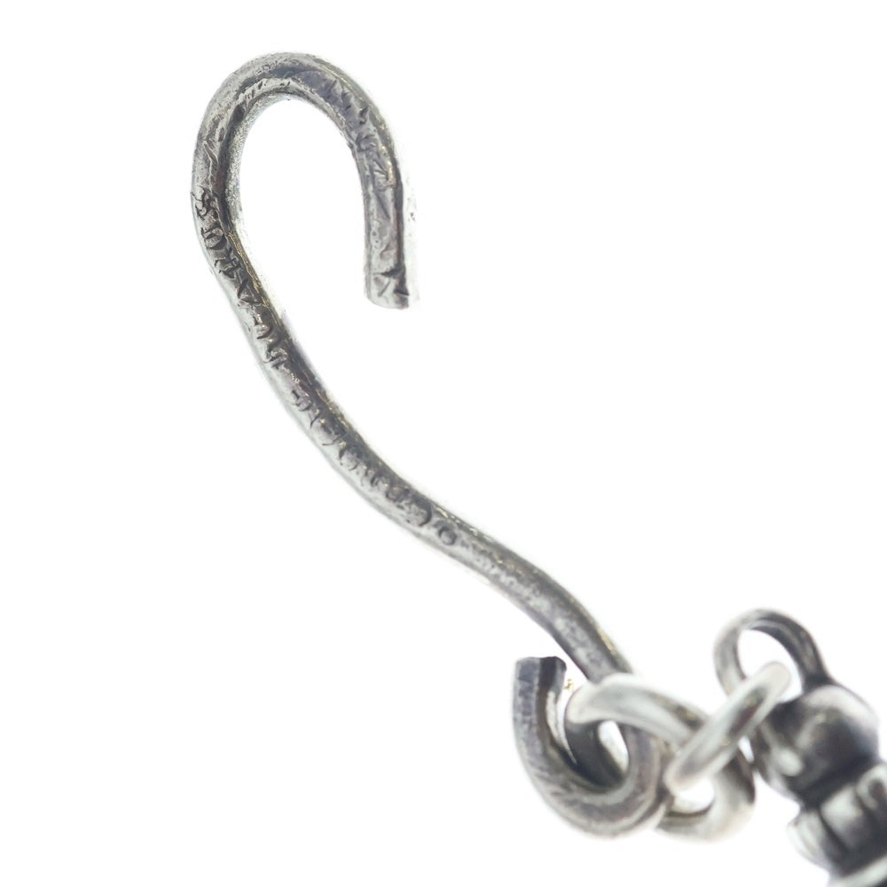 CHROME HEARTS(クロムハーツ) 1CLIP BARREL CROSSBALL 9LINK 1クリップ バレル リンク クロスボール ウォレットチェーン シルバー