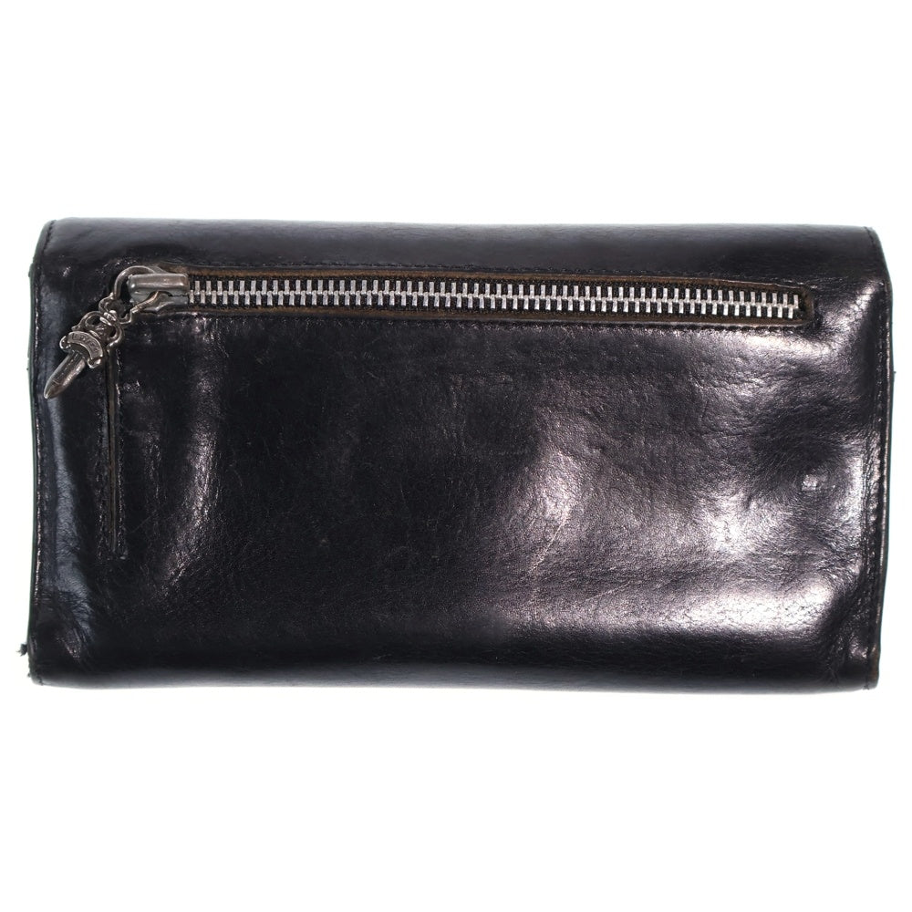 CHROME HEARTS(クロムハーツ) WAVE ウェーブ レザーウォレット 財布 ブラック