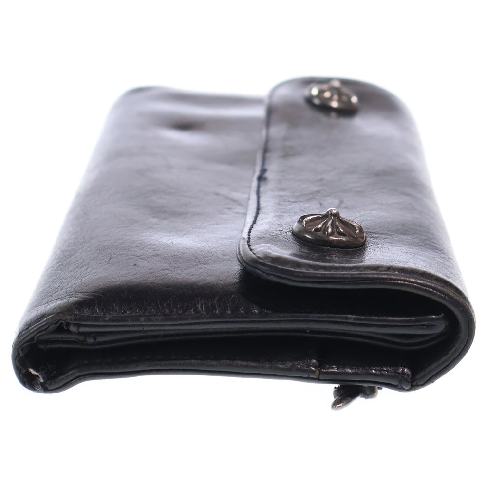 CHROME HEARTS(クロムハーツ) WAVE ウェーブ レザーウォレット 財布 ブラック