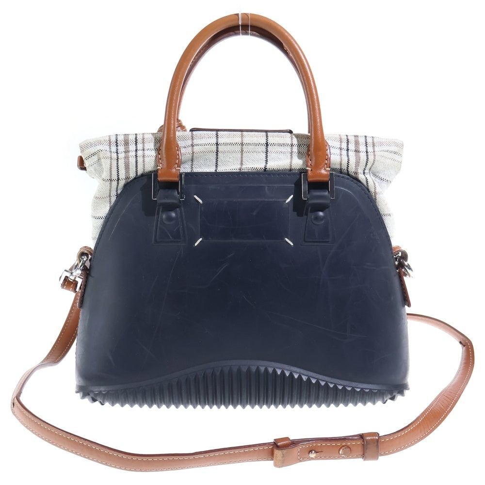 Maison Margiela(メゾンマルジェラ) 5AC カレンダータグ 2WAY ハンドバッグ ショルダーバッグ ブラック SB3WG0009 レディース