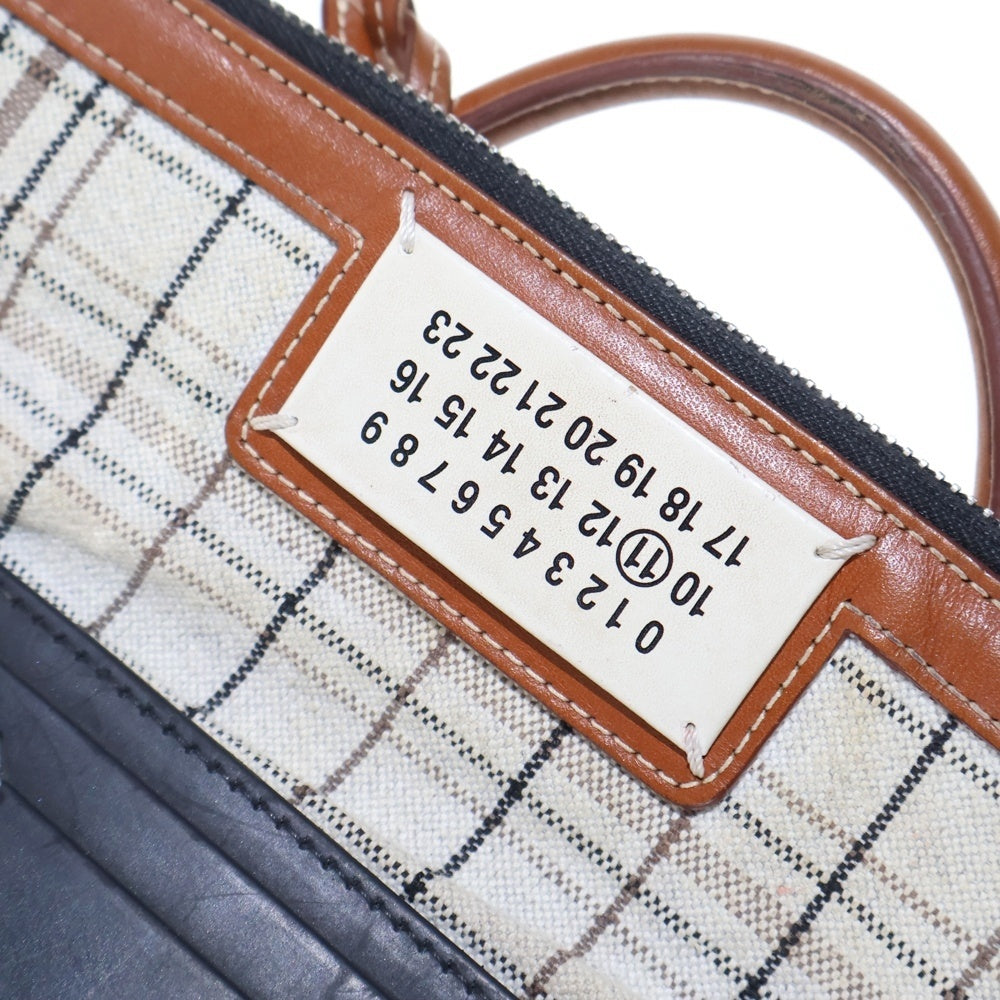 Maison Margiela(メゾンマルジェラ) 5AC カレンダータグ 2WAY ハンドバッグ ショルダーバッグ ブラック SB3WG0009 レディース