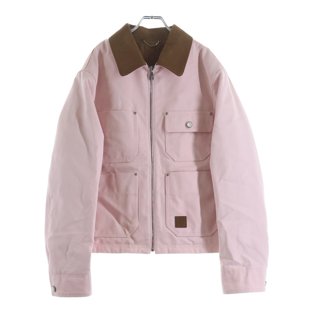 LOUIS VUITTON(ルイヴィトン) 25AW ワークウェアブルゾン ジップアップワークジャケット ピンク 1AILND