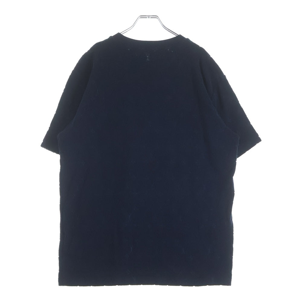 LOUIS VUITTON(ルイヴィトン) 25AW モノグラムフレンチ テリークルーネック半袖Tシャツカットソー ネイビー 1AHWBA