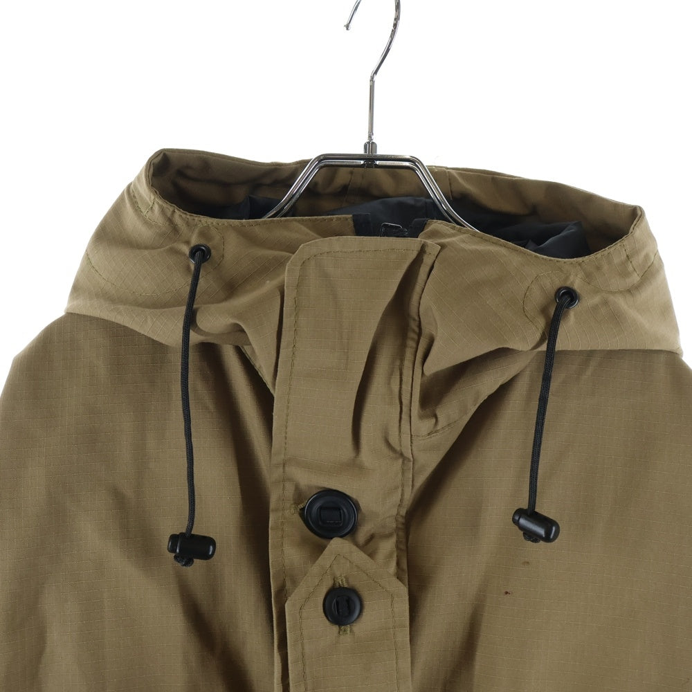 NO BRAND(ノーブランド) FORTIS CLOTHING (フォルティスクロージング) リップストップ ジップアップ フィールドジャケット ブラウン