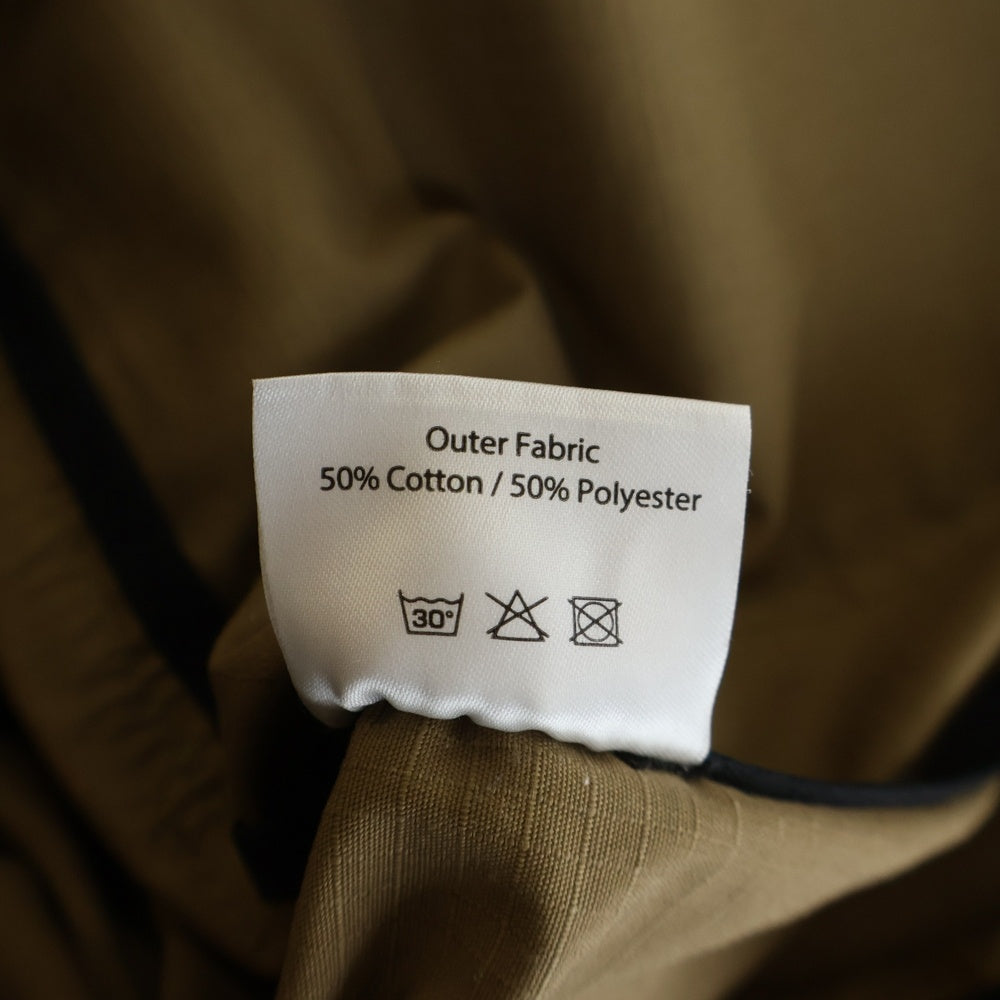 NO BRAND(ノーブランド) FORTIS CLOTHING (フォルティスクロージング) リップストップ ジップアップ フィールドジャケット ブラウン