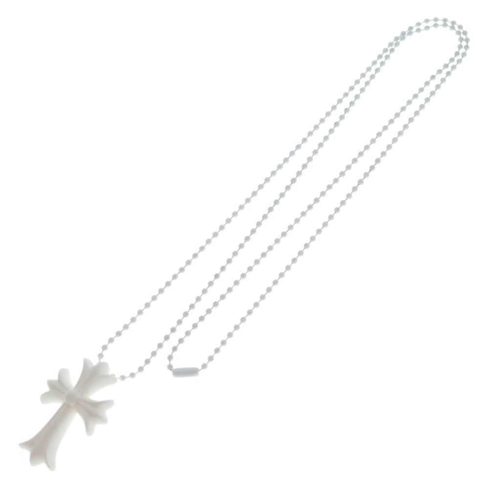 CHROME HEARTS(クロムハーツ) RUBBER CH CRS SML スモールCHクロス ラバーネックレス シリコン ホワイト BCA306