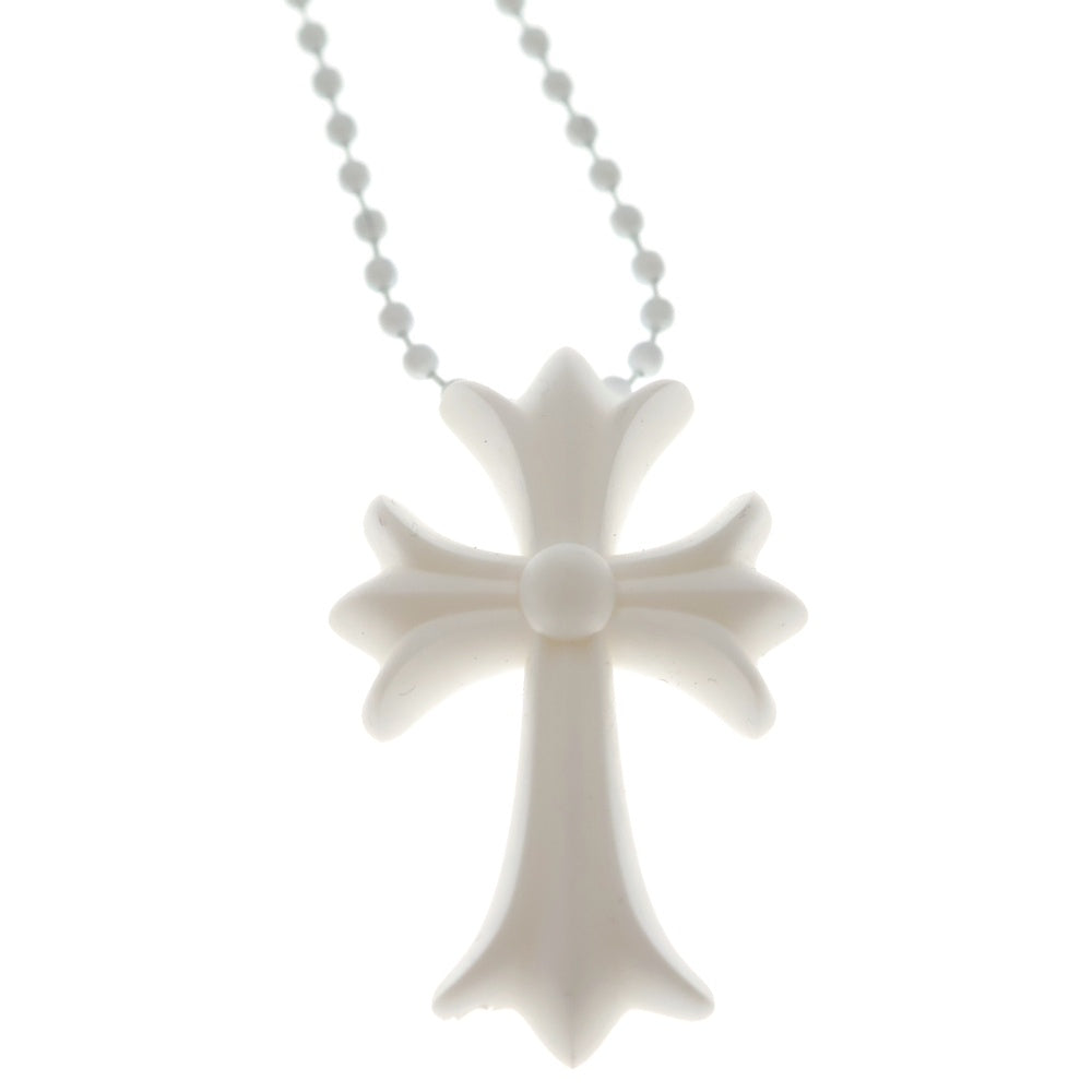CHROME HEARTS(クロムハーツ) RUBBER CH CRS SML スモールCHクロス ラバーネックレス シリコン ホワイト BCA306